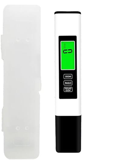Water Tester - Meetinstrument Kwaliteit - Water Analyse - Dubbele Achtergrondverlichting - 15.4 cm - Zwart
