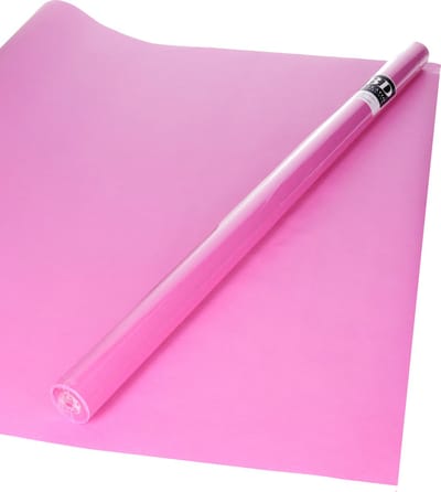 5x Rollen kraft kaftpapier roze 200 x 70 cm - cadeaupapier / kadopapier / boeken kaften