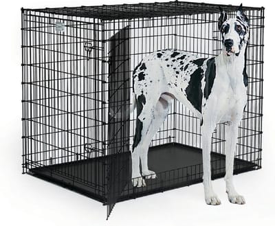 Midwest Hondenbench Mega - 137x94x114 cm - Zwart