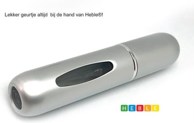 *** 2 Stuks Mini Parfum Flesje - Lipstick Formaat, Navulbare Parfum Verstuiver - Festival Onderweg - van Heble® ***