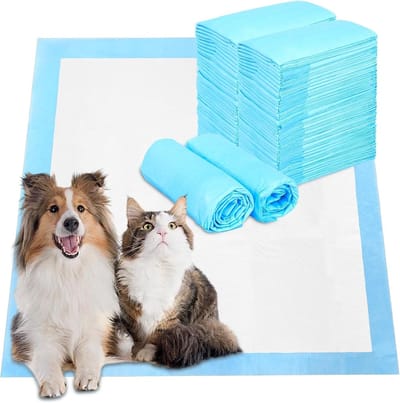 Extra grote puppy training pads 60x60cm - 40 stuks, lekvrij en snel drogend, ideaal voor zindelijkheidstraining van honden