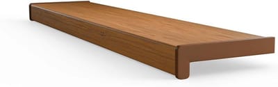 Vensterbank PVC - Binnenvensterbank Kunststof - Woonkamer Decoratie - Onderhoudsvriendelijk Robuust - 35 cm x 90 cm - Wit