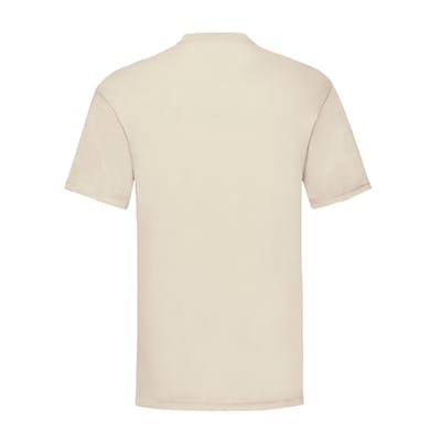 Fruit of the Loom Unisex Adult Waardevol T-Shirt (Natuurlijk)