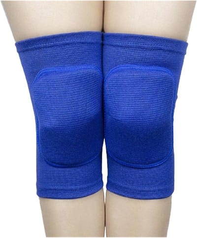Kniebeschermers Set - Sport Kniebrace - Blessure Preventie - Ademend Sponsontwerp - 2 Stuks - Blauw