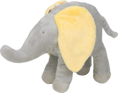 Happy Horse Olifant Emmett Knuffel 22 cm - Grijs/Geel - Baby knuffel