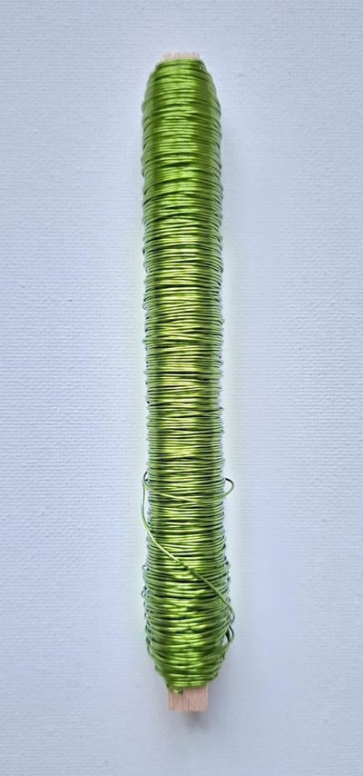 Wikkeldraad – Appel Groen - 1 Stuks – 0.50 mm x 50 m - 100 g - WIK-005