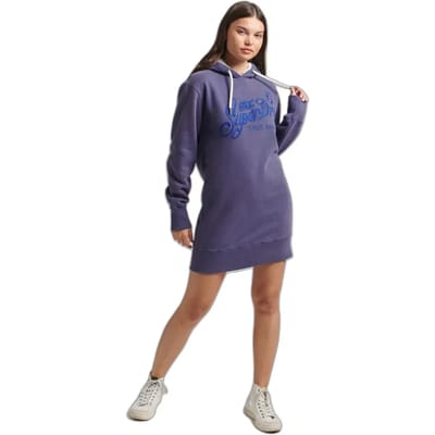 Superdry Vintage Pride In Craft H Jurk Blauw 2XS Vrouw