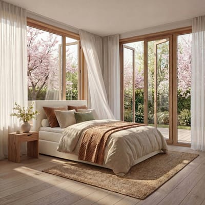 Mörgenn Boxspring Lounge - Pocketvering - Luxe Topper - Ivoor / Off White - 80x200 cm - Inclusief Dekbed en Kussens