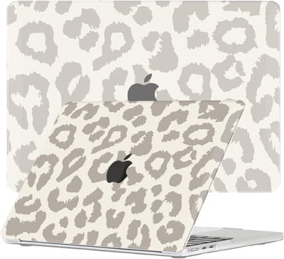 Lunso Geschikt voor MacBook Air 15 inch (2023-2026) cover hoes - case - Calm Serengeti