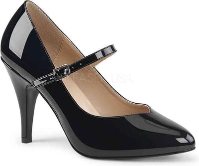 Pleaser Pink Label - DREAM428 Pumps - Paaldans schoenen - 40 Shoes - Zwart