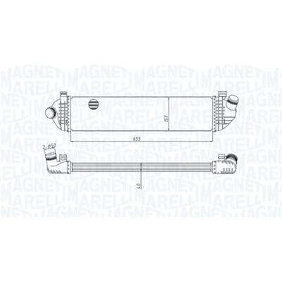 Intercooler MAGNETI MARELLI 351319204370