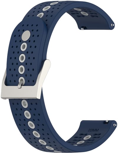 Geschik voor Suunto 9 Peak armband siliconen Blauw/Grijs