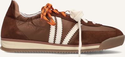 STEFANO LAURAN 1back107 Sneakers - Textiel - Dames - Bruin - Maat 36