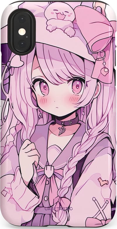 Casetastic Hoesje Geschikt voor Apple iPhone X/Xs - Stijlvolle Beschermende Duo-layer Case - Manga Magie