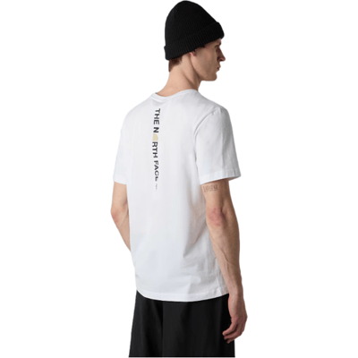 The North Face Vertical Logo SS T-shirt voor heren - Katoen, korte mouw The North Face Vertical Logo T-shirt heren katoen korte mouw regular fit