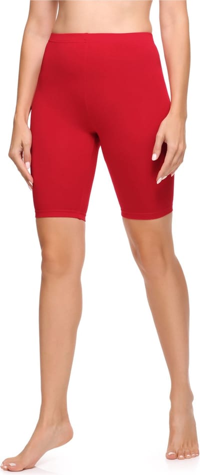 Ladeheid Dames Leggings - Shorts - Korte - Katoen - Sportbroek - LA-LA40-131-LE - Rood - XL