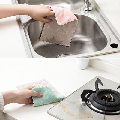 24 Pack Super Absorberende Microvezel Keukenhanddoeken
