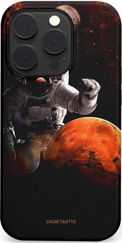 Casetastic Hoesje Geschikt voor Apple iPhone 14 Pro Magsafe - Stijlvolle Beschermende Duo-layer Case - Stellar avontuur