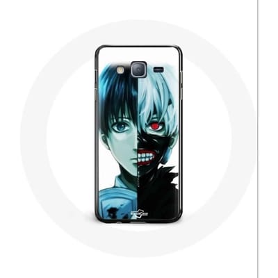 Hoesje voor Samsung Galaxy j5 Tokyo Ghoul Face Half