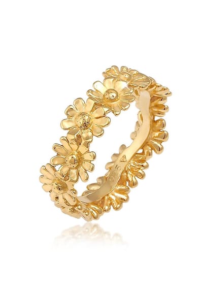 Elli - Ring - Dames Band Bloesem Bloem Boho Look Trend in 925 Sterling Zilver - Dames