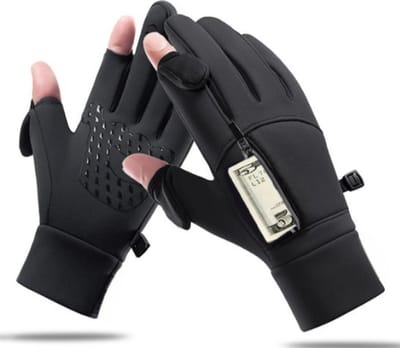Winter Warme Touchscreen Handschoenen Maat L – Winddicht en Koude-Proof voor Buitensporten zoals Fietsen, Motorrijden, Vissen en Skiën