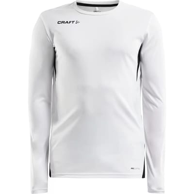 Craft Pro Control Impact LS Tee M 1908231 - White/Black - XL