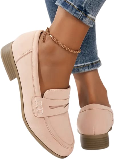 Bovista Loafers Dames - Met Hak - Damesschoenen - Instappers - Roze - Maat 39
