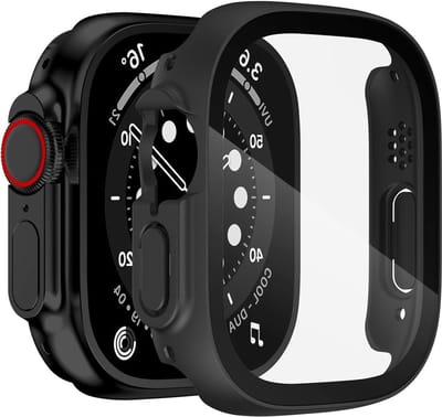 Compatibele Screen Protector voor Apple Watch Series 8 Ultra 49mm, Anti-Scratch Bumper Case en Smartwatch Skin voor Bescherming en Stijl