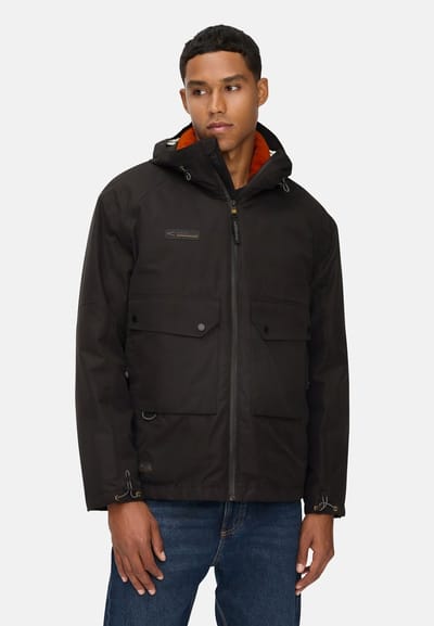 camel active texxxactieve jas met 2-in-1 functie - Maat menswear-S - Zwart