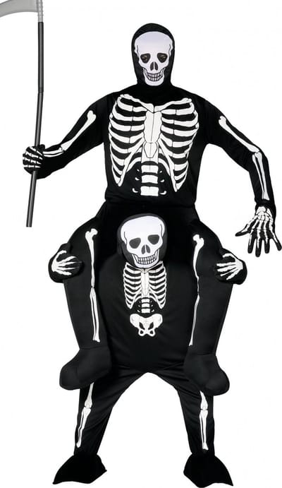 Fiestas Guirca - Volwassene Carry Me: Let Me Go Skeleton - maat L - Carnavalskleding - Carnaval - carnavalskleding 2027 - Carnaval kostuum