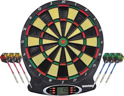 Elektronisch Dartbord Softip met 18 Spellen en Darts