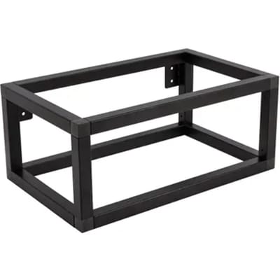 Aquavive Handdoekhouder Vaia Fontein- Ijzer - Rechthoek - Zwart - 43x21x9cm