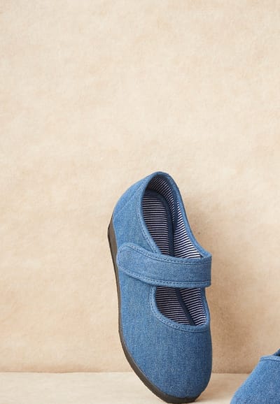 Damart - Babies met denimeffect - Dames - Blauw - 37