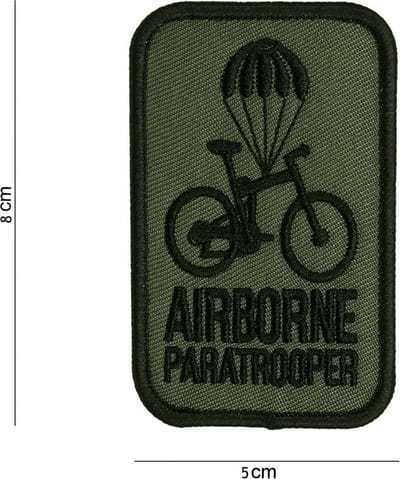 Embleem stof Paratrooper groen