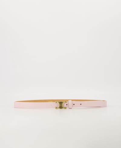 Teatro riem - Eline Small - Classic Grain - Riemen met gesp - Licht roze - Goudkleurig - Size 85