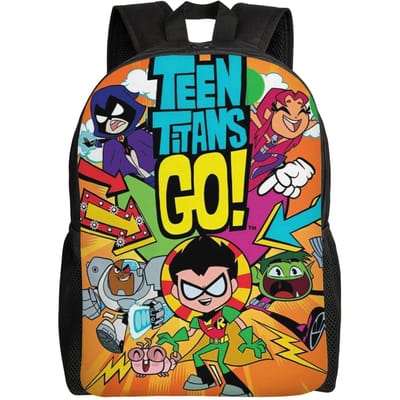 Teen Titans Go Raven's Emoticlones Rugzak Mannen Polyester Outdoor Stijl Rugzakken Ademend Stijlvol Schooltassen Rugzak One Size blue