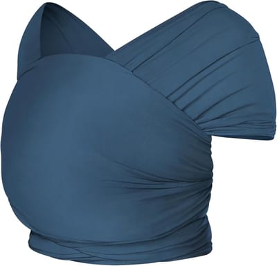 Draagdoek - Baby wikkel - Pasgeboren dragen - Gemaakt van gerecyclede stof - 490 meter - Marineblauw