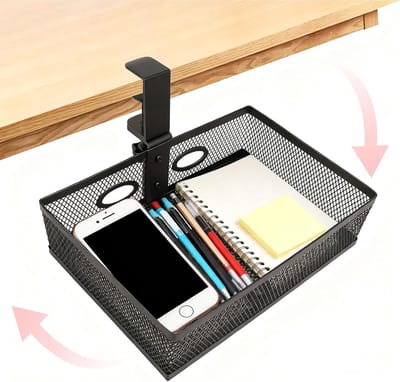 Bureau Organizer - Opberglade - Thuiskantoor - 360° Draaibaar - 267x178cm - Zwart