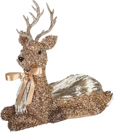PTMD  christmas zenzi poly goud glitter liggend