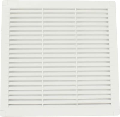 Ventilatierooster 250x250 mm - Lamellenrooster met Insectenbescherming - Wandafsluiting voor Luchtcirculatie