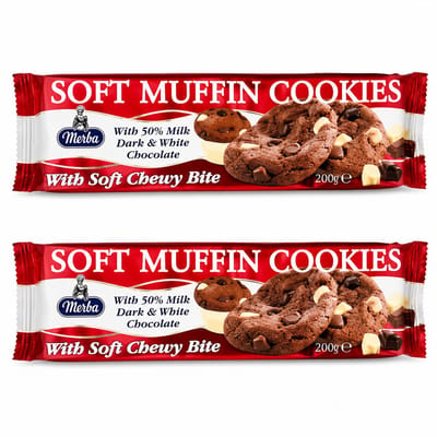 Merba Soft Muffin Cookies 175 gram 2 STUKS