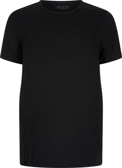 Alca Fashion - Heren T-Shirt Ronde Hals - Zwart 3XL – Grote Maten Mannen - Katoen