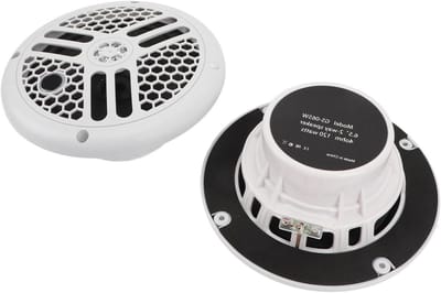1 Paar Marine Boot Luidspreker, 6,5 Inch Marine Luidspreker 120W Weerbestendig Helder Geluid Veelzijdige Boot Audio Luidspreker voor RV Jacht UTV DC12V
