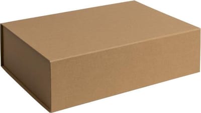 Geschenkdoos opbergdoos BRUIN, 35x25x10cm (10 stuks)