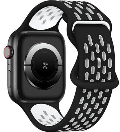 Beline Apple Watch New Sport Siliconen band 38/40/41mm zwart wit zwart/wit doosje