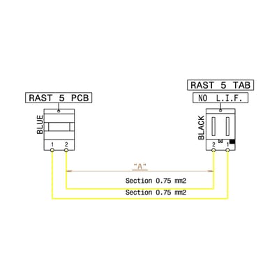AEG kabel, motorregelmoduul, electronische hoofdmodule, J30,480mm 140026577027