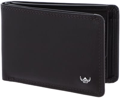 Golden Head Leren portemonnee Polo RFID Protect Minischeintasche 1193 Dunkelbraun donkerbruin