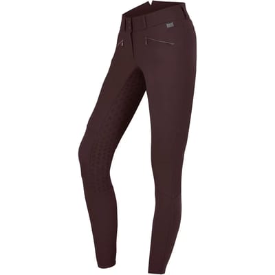Wedstrijd rijbroek met volle grip hoge taille in silicone voor dames ELT Hella
