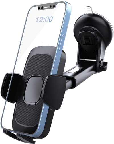 Telefoonhouders Auto met Zuignap - Geschikt voor raam, dashboard en bureau - Gsm houder auto - Universele Autohouder Telefoon Sterke Zuignap