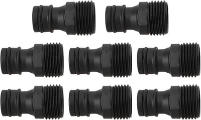 Dailygoods - Set van 8 Kraan Adapters voor Slangverbindingen